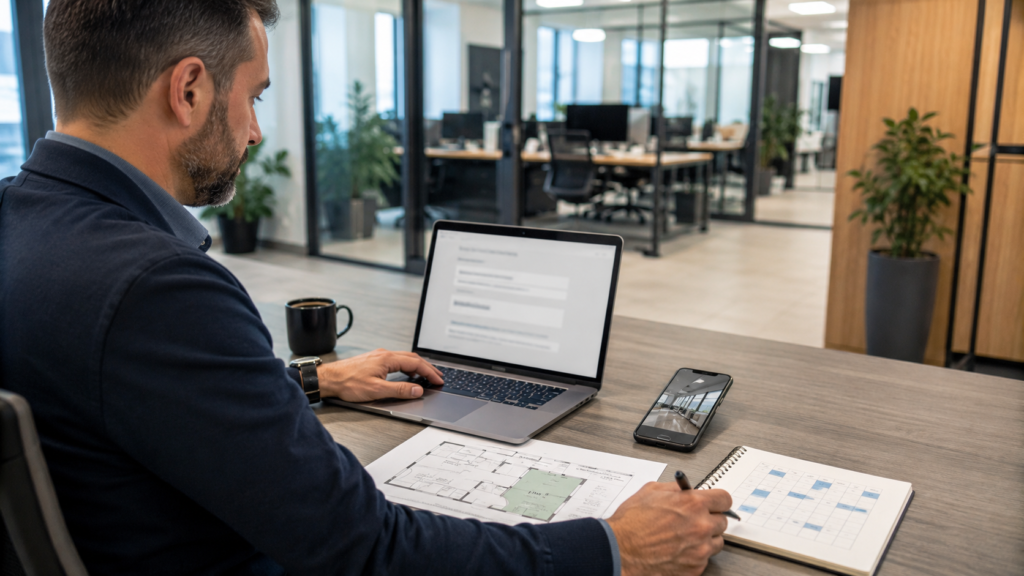 Surface, type de locaux, fréquence et contraintes d’accès permettent d’obtenir une première estimation plus précise.